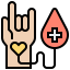 Blood donation icon 64x64