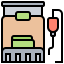 Hospital bed icon 64x64