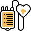 Blood bag icon 64x64