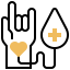 Blood donation icon 64x64