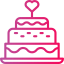 Wedding cake icon 64x64