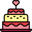 Wedding cake icon 64x64