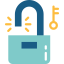 Open padlock icon 64x64