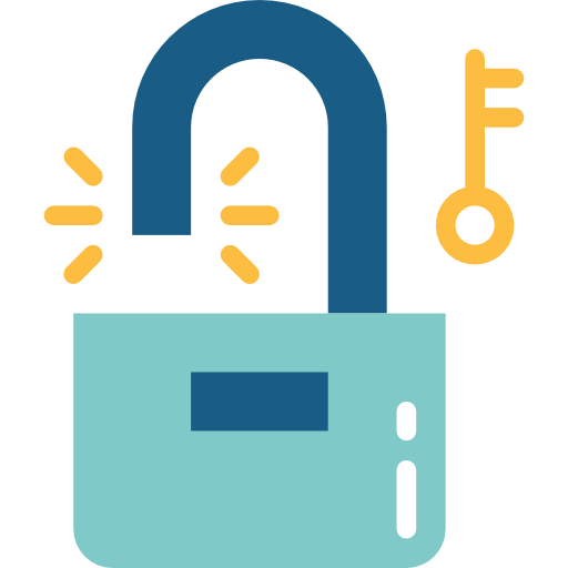 Open padlock icon