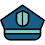 Police cap icon 64x64