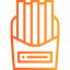 French fries icon 64x64