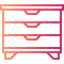 Chest of drawers 图标 64x64