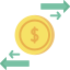 Money transfer icon 64x64