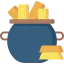 Gold pot icon 64x64