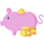 Piggy bank icon 64x64