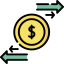 Money transfer icon 64x64
