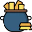 Gold pot icon 64x64