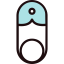 Safety pin icon 64x64