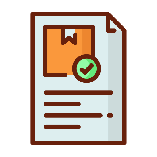 Delivery note icon