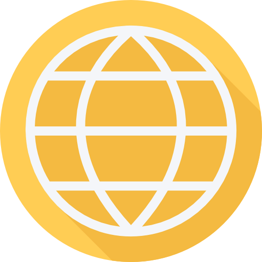 Earth grid icon