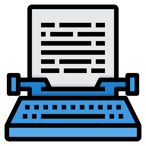 Typewriter icon