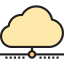 Cloud computing アイコン 64x64