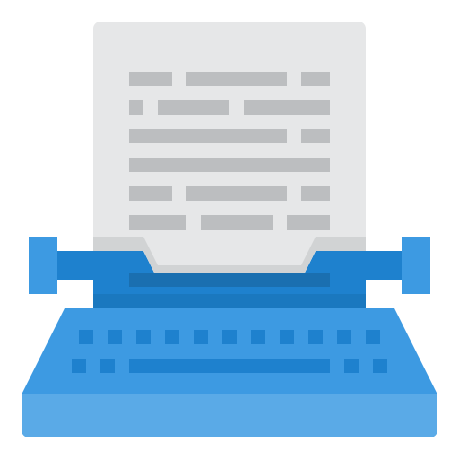 Typewriter icon