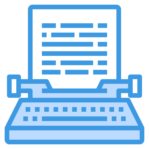 Typewriter icon