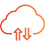 Cloud computing ícone 64x64