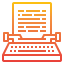 Typewriter biểu tượng 64x64