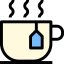Hot tea icon 64x64