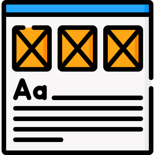 Wireframe ícono