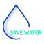 Save water Symbol 64x64