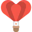 Hot air balloon ícone 64x64