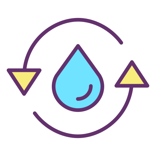 Water cycle ícone
