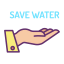 Save water Symbol 64x64