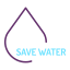 Save water Symbol 64x64