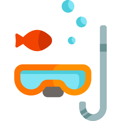 Diving mask icon