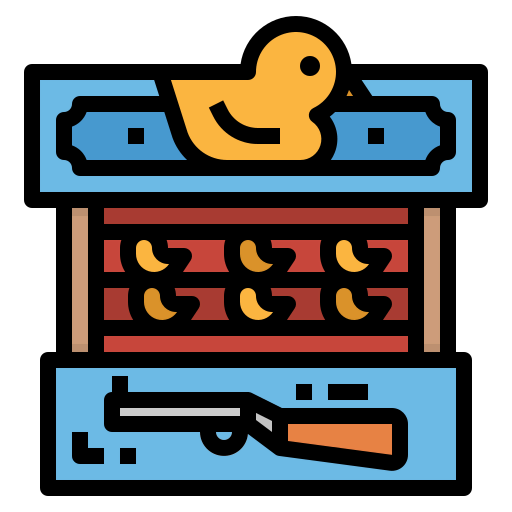 Duck shooting icon