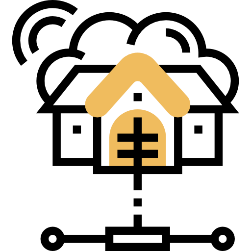 Cloud network icon