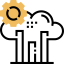Cloud processing icon 64x64