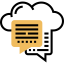 Cloud messaging icon 64x64