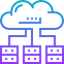 Cloud servers icône 64x64