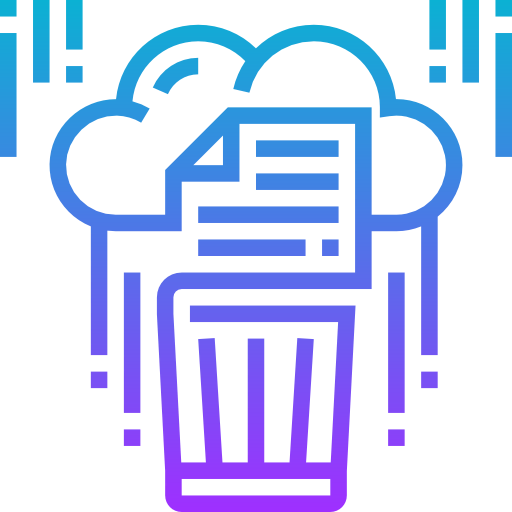 Delete file アイコン