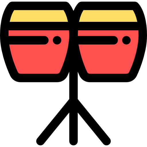 Percussion instruments icon