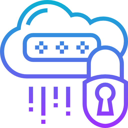 Cloud password icon