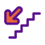 Stairs icon 64x64