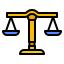 Justice scale icon 64x64