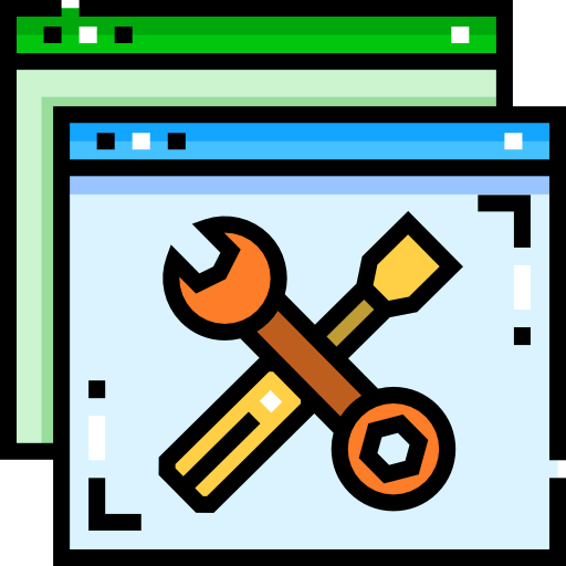 Web maintenance icon