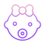 Baby girl アイコン 64x64