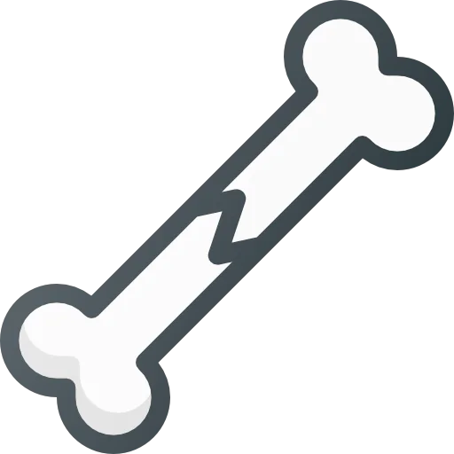 Broken bone icon