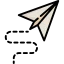 Paper plane icon 64x64