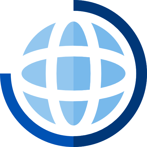 Earth globe icon