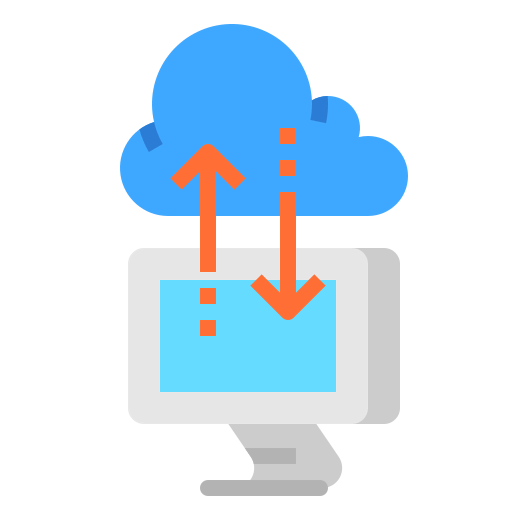 Cloud computing icon