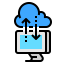 Cloud computing icon 64x64